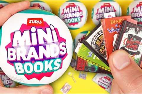 Opening And Reviewing The Mini Brands Books