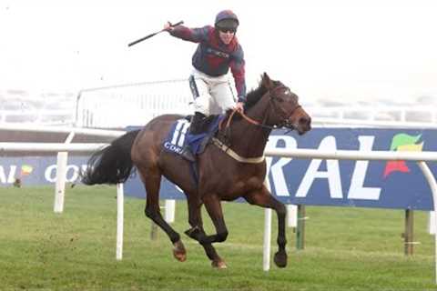 Oh Gino! DATSALRIGHTGINO comes from last to first in £250,000 Coral Gold Cup