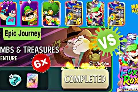 FULL JOURNEY | Adventure Tombs &amp; Treasures | Mighty mushrooms | match masters