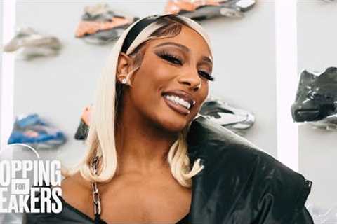 Victoria Monét Goes Shopping for Sneakers at Kick Game