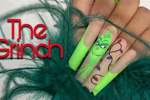 Christmas Nail Art: The Grinch Tutorial
