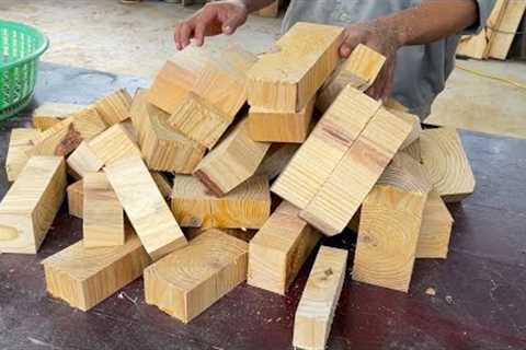 The Most Beautiful Woodworking // Crafting Unique Artistic Tables with Inventive Woodworking Concept