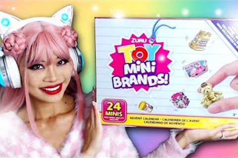 OPENING A TOY MINI BRANDS ADVENT CALENDAR! #minibrands #unboxing #adventcalendar