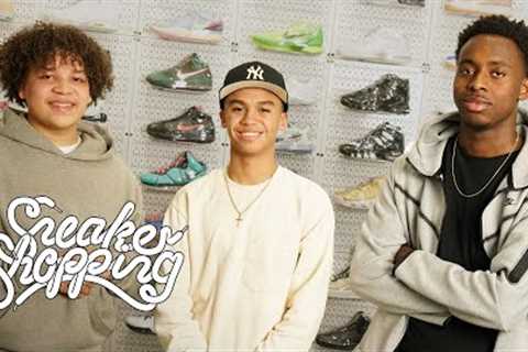 Fan Contest Winners Jordan Rivers, Jakai Mines and Joel Galarza Jr. Go Sneaker Shopping With Complex