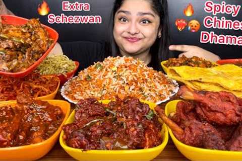 SPICY CHICKEN GRAVY LOLLIPOP, CHICKEN FRIED RICE,CHILLI CHICKEN,SPICY SCHEZWAN NOODLES,CHICKEN SOUP
