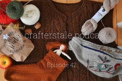 Acrafterstale podcast-Autumn knits conclusion and Advent knitting plans- Episode 42