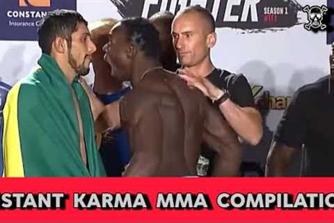 INSTANT KARMA in MMA ☠️ ▶ COMPILATION - BEST MOMENTS / Satisfyng Video - HD