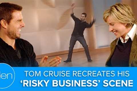 Tom Cruise Recreates his Famous ‘Risky Business’ Scene