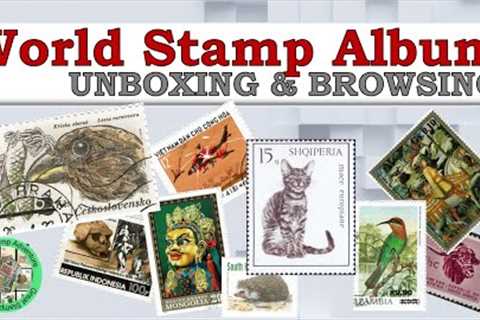 CTO overload? Unboxing and examining my World Stamp Album Purchase. [Ep22]