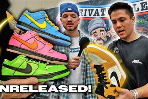 My Friends Bought INSANE Unreleased Sneakers...