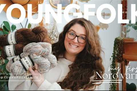 YoungFolk Knits Podcast: Trying Noro Yarn Madara | Sailor Cardigan, WIPs &amp; New Cast Ons