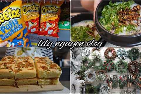 Grocery shopping | Pork floss cake | Vietnamese pancakes | Homesense | Ribs congee