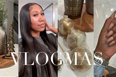 VLOGMAS | MORE DIY PROJECTS, NEW HAIR, NEW NAILS,  PREPPING TO DECORATE + MORE | BROOKE KENNEDY