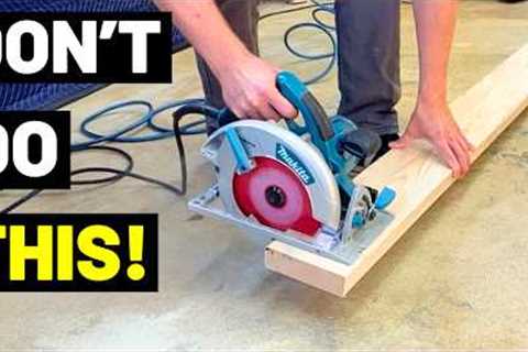 7 Most CONTROVERSIAL CUTTING Techniques in Carpentry + Woodworking! (Safe or Not Safe?!)