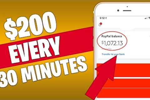 EARN $200 EVERY 30 MINUTES FROM PAYPAL (Make Money Online)