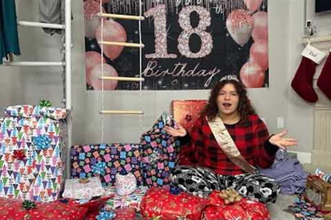 Mary's 18th Birthday Opening Presents