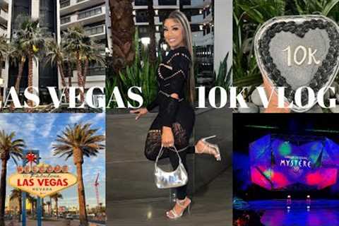 LAS VEGAS VLOG: 10K Celebration, Circus Show, Sphere, New Tattoos, Gucci Bag Unboxing ft.ezluxury ヅ