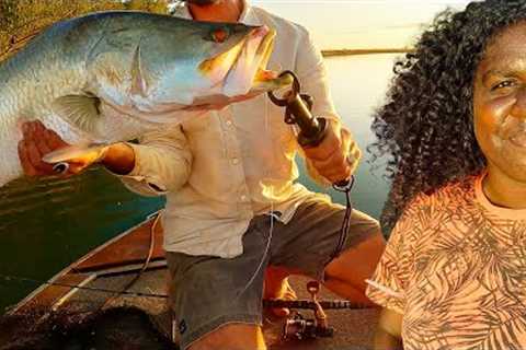 Indigenous womens secret to catching BIG Barramundi