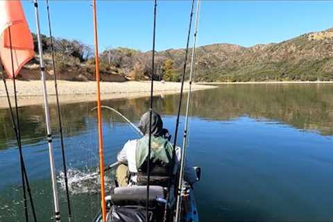 Fishing Silverwood lake and lake Perris looking for some topwater action!