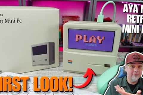 This RETRO Mini PC Definitely Looks The PART! Ayaneo AM01 FIRST LOOK!