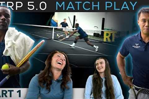 @TotalTennisDomination vs @MarkSansait - NTRP 5.0 Match Play (Part 1)