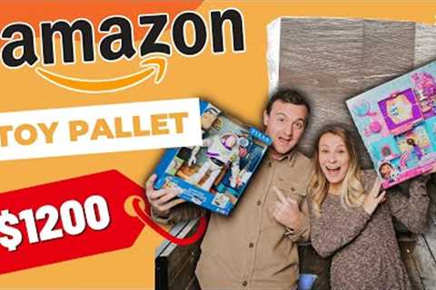 We Bought A Pallet Of Amazon Toys For $1200 - Unboxing Thousands In MYSTERY Items!