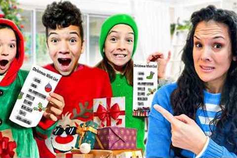 🎄Christmas SHOPPING for 6 kids! 🎁 **wish list demands**