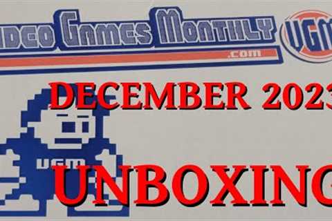 December 2023 Video Games Monthly Unboxing