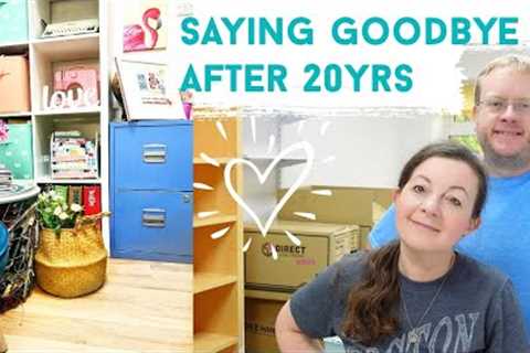 PACKING MY CRAFT ROOM TO MOVE | Ready To Move House | Goodbye Lovely Studio : (