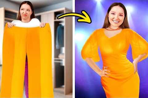 Smart Outfit Hacks For Popular Students. Part 1 || Cool Makeover Ideas
