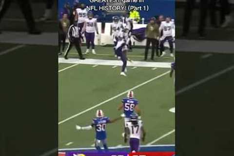 CRAZIEST ENDING IN NFL HISTORY! BEST MOMENTS IN SPORTS HISTORY (Part 1) #nfl