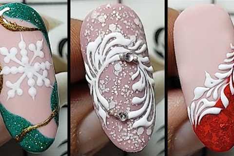 New Nail art designs | Easy nail art compilation  #nailart #naildesigns #christmas