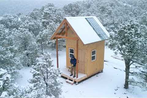 Building Cabin in the Woods Only 55 Square Feet
