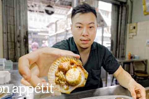 Bangkok's Can't-Miss Michelin Star Street Food: Grilled Scallops at Elvis Suki | Bon Appétit