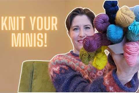 30+ knitting patterns for your mini skeins (that are MOSTLY not blankets)
