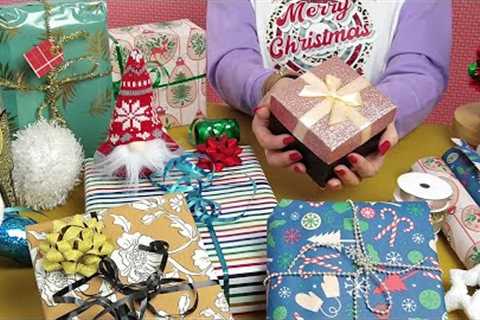 ASMR Wrapping Christmas Presents 🎄🎁 • No Talking