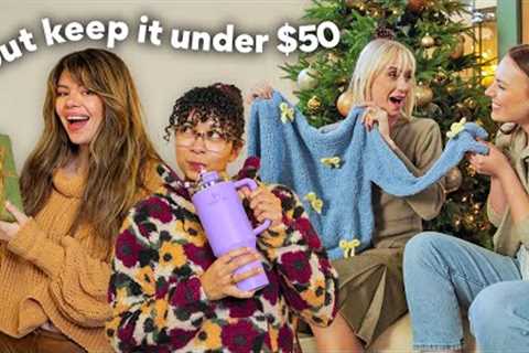 we DIY'd last minute gifts for each other (under $50)