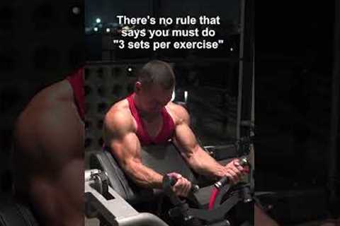 1-2 Sets Per Exercise = Gains?