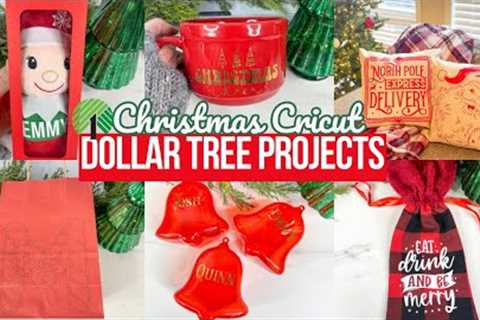 CHRISTMAS DOLLAR TREE CRICUT PROJECTS + DIY GIFT IDEAS ON A BUDGET 2023