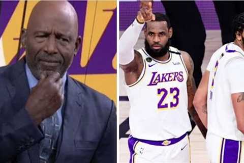 James Worthy reacts LeBron James hits sublime 360 layup as Lakers def Rockets 107-97