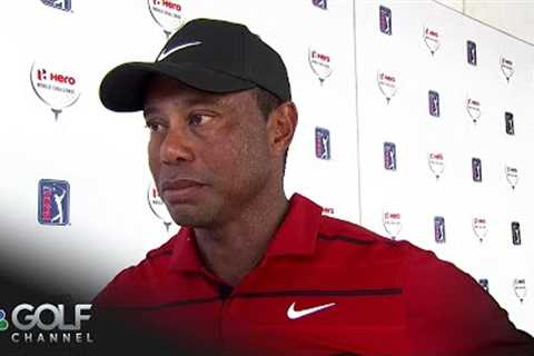 Tiger Woods says playing once a month is 'reasonable' after Hero World Challenge | Golf Channel