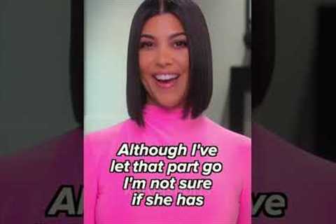 Kourtney is OBVIOUSLY not competing with Kim 🙄