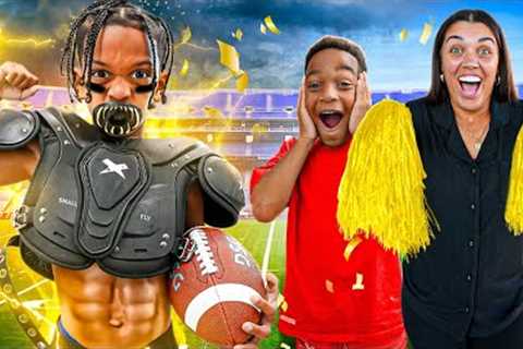 #1 YOUTH FOOTBALL PLAYER IN THE COUNTRY GOES TO THE NFL **CRAZY GAME**