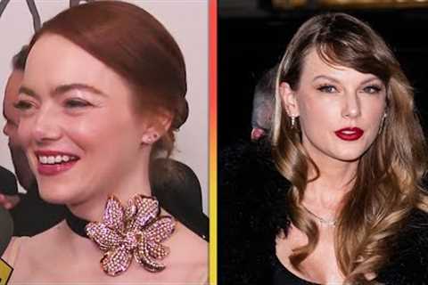 Emma Stone Reacts to Taylor Swift’s Song ‘When Emma Falls in Love’ (Exclusive)