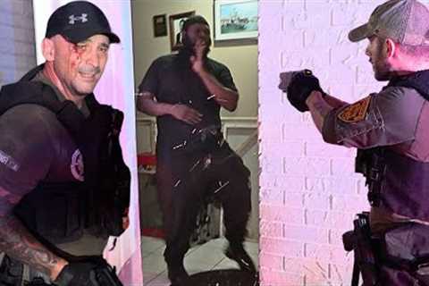 DOUBLE TASER DEPLOYED &amp; TREVOR GET'S HURT BAD