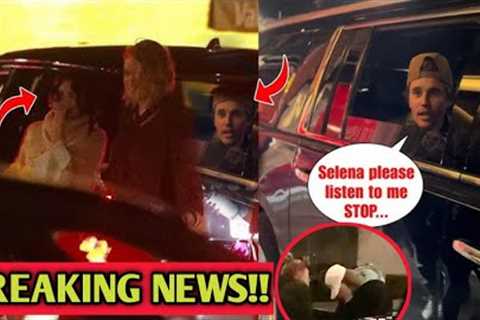 Justin Bieber was Reportedly seen at Selena Gomez's House last night  ....