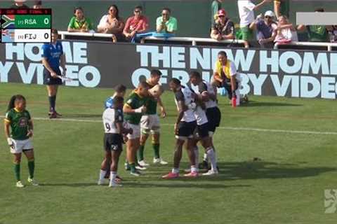 SOUTH AFRICA vs FIJI ► Dubai Rugby 7s 2023 ~ Highlights (Semi-Final)