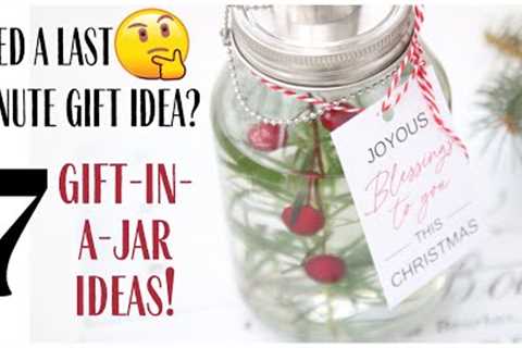Christmas Gift Jar Ideas ~ Easy Homemade Gifts ~ Handmade Christmas Gifts ~ Gift in a Jar Ideas