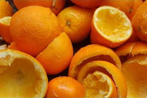 You Will Never Throw Away Orange Peels After Watching This