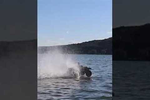 RC Car Driving On Water (The Start To A World Record)